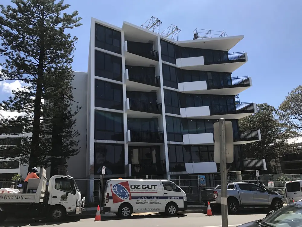 64-unit building at 22 Wellington St, Bondi, waterproofed and painted by MBS