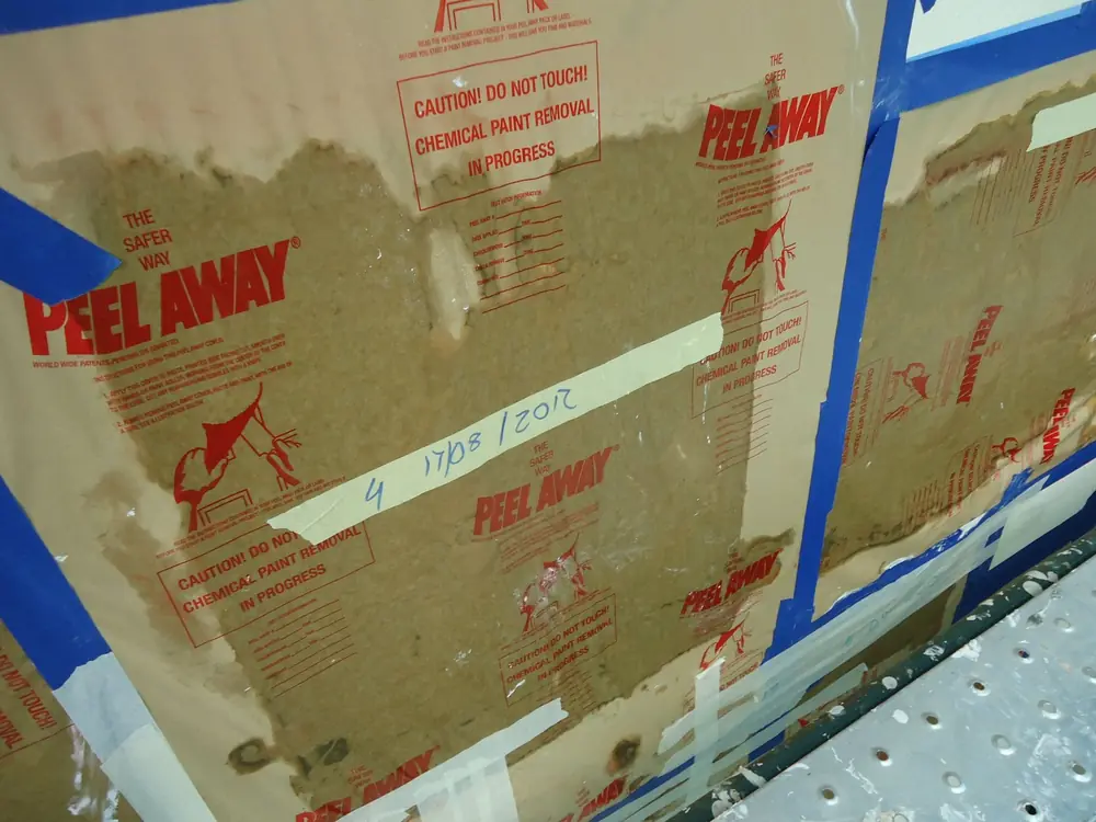 Peel Away paint removal: work by Modern Building Solutions